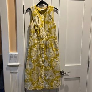 Boden sleeveless print dress size 8L